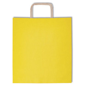 MAILmedia - Papiertragetasche, 305x170x340mm, 17,6 Liter, gelb, 90g, Pck=100St, 30