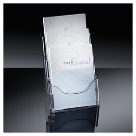 sigel® - Prospekthalter LH130 für DIN A4 3Fächer Arcyl glasklar