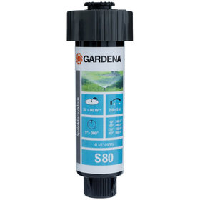 GARDENA - Sprinklersystem Versenkregner S80 mit 1/2"-Gewinde