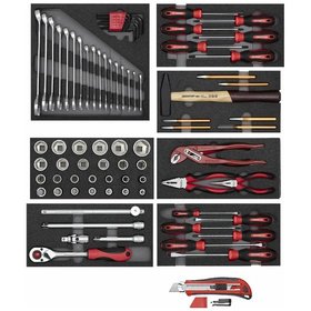 GEDORE red® - R21010000 Werkzeugsatz 8x CT-Module + Cutter 81-teilig