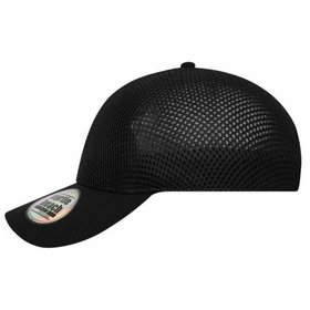 James & Nicholson - Seamless Mesh Cap MB6233, schwarz, Einheitsgröße