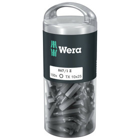 Wera® - Bit für TORX® 867/1 TORX DIY, TX 10 x 25mm, 100-er Pack