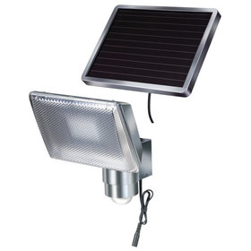 brennenstuhl® - LED-Strahler SOL für außen, Bewegungsmelder, Solar-Panel, IP44, inkl. Akku