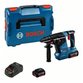 Bosch - Akku-Bohrhammer mit SDS plus GBH 18V-24 C, 2 Akku, Schnellladeg. und L-BOXX (0611923003)