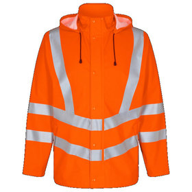 Engel - Safety Regenjacke 1921-102, Warnorange, Größe XL