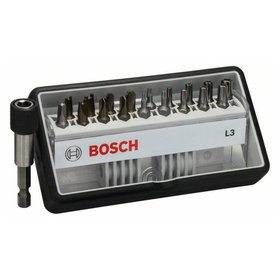 Bosch - Schrauberbit-Set Robust Line L Extra-Hart, 18 + 1-teilig, 25mm, Sicherh. Bits (2607002569)