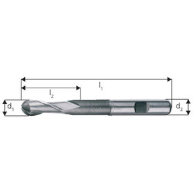 forum® - Radiusfräser lang HSSE ø4,0mm