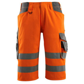 MASCOT® - Luton Shorts, lang SAFE SUPREME, hi-vis Orange/Dunkelanthrazit, Größe C45