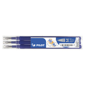 PILOT - Tintenrollermine FriXion, 0,4mm, blau, Pck=3 Stück, 2261003F, BLS-FR7-L-S3