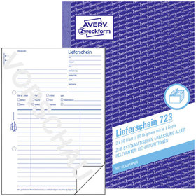 AVERY™ Zweckform - 723 Lieferschein, A5, mit Blaupapier, 2x 50 Blatt