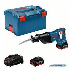 Bosch - Akku-Säbelsäge GSA 18 V-LI, mit 2x 5,0 Ah Li-Ion Akku, L-BOXX (060164J00B)