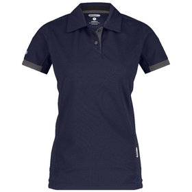 Dassy® - Traxion Women Poloshirt für Damen, nachtblau/anthrazit, Größe 2XL