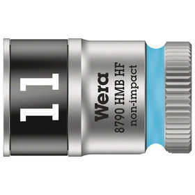 Wera® - Stecks. 8790 HMB HF 6kt. inn. Haltef. Farbcodierung 10mm / 3/8" SW11x29mm