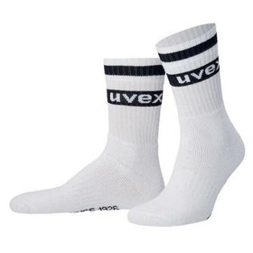 uvex - Socken basic weiß, Größe 43-46, 3 Paar