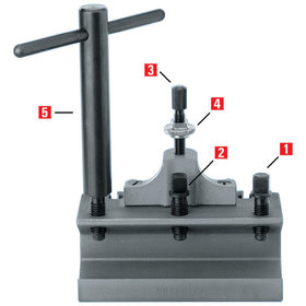 Höhenverstellschraube M 12x80 D1/D2