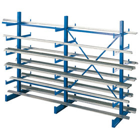 SCHULTE - Kragarmregal K1000 doppelseitig 2500mm