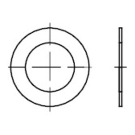 Passscheiben, DIN 988 Federstahl 3 x 6 x 0,1mm