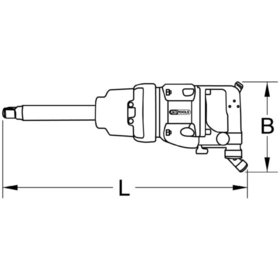 KSTOOLS® - Druckluft-Schlagschrauber 1", 3388N·m 515.3765