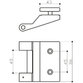 STROXX - Glastürband-Set 2000 3TLG. Aluminium EdelstahlFGB. 700-104