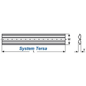 Tigra - Tersa Hobelmesser HSS Standard 300x10x2,3mm, 3 St.