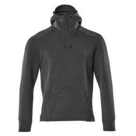 MASCOT® - Kapuzensweatshirt ADVANCED mit kurzem Reißverschluss Schwarz 17684-319-09, Größe XS