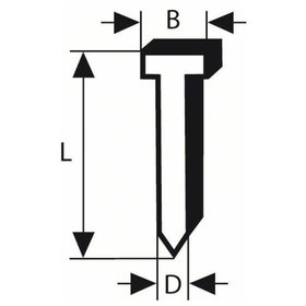 Bosch - Senkkopf-Stift SK64 20G, 32mm verzinkt (2608200528)