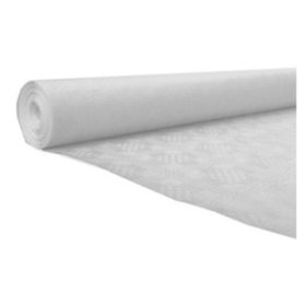 Damast Tischtuchpapier, 50m x 1m, 40g, weiß