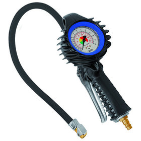 RIEGLER® - Hand-Reifenfüllmesser Standard ungeeicht Manometer-Ø 63mm Momentstecker 0-12 bar