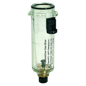 RIEGLER® - Polycarbonatbehälter, automatisches Ablassventil (Einbauausführung), BG 2
