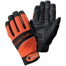 FORTIS AS - Handschuh Technic Grip, orange/schwarz, Größe 8