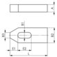 MAIER - 6314-26x250 Spanneisen, flach