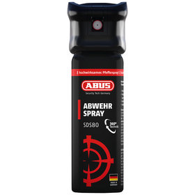 ABUS - Abwehrspray SDS80 B, Reichweite 5 Meter, Sprühzeit 8 Sekunden