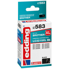 edding - EDD-583 ersetzt Brother LC3219XLBk - schwarz - 68 ml