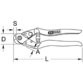 KSTOOLS® - Drahtseilschere Ø4,7mm, 190mm