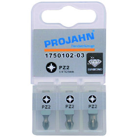 PROJAHN - 1/4" Bit Diamantbeschichtet L50mm Pozidrive Nr 2