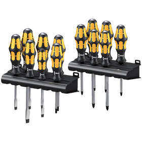 Wera® - Big Pack 900 Schraubendrehersatz Kraftform Schraubmeißel + Rack, 13-teilig