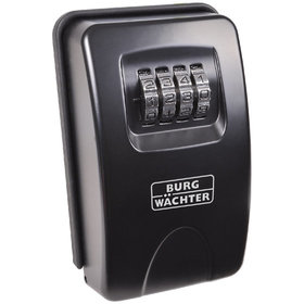BURG-WÄCHTER - OB-Schlüsseltresor, KeySafe 20 SB, mit Zahlenschloss, Zinkdruckguss sw lackiert