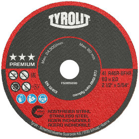 TYROLIT - Trennscheibe ø50 x 1 x 10mm gerade A60R PREMIUM Edelstahl