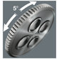 Wera® - Steckschlüssel-Sortiment Zyklop Speed 8100 SA 2, 1/4" 42-teilig im Blechkasten