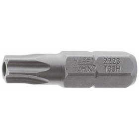 HAZET - Bit 2223-T8H, 1/4" für Tamper Resistant TORX® T8H