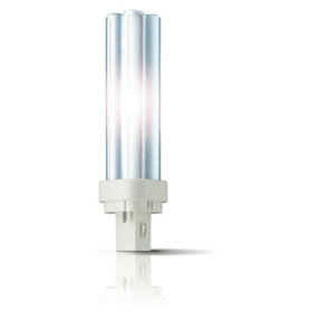 PHILIPS - Lighting Leuchtstofflampe PL-C, 18 W, 840 / neutralweiß, G24d-2 (2-pins)