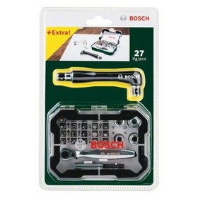 Bosch - 26 + 1-tlg. Schrauberbit-Set mit Ratsche (2607017392)