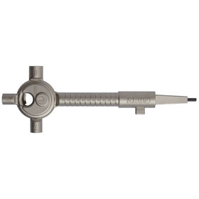 ABUS - Tür-Bautenschlüssel, universal, konisch, VK-Dorn 7-10mm, Metall