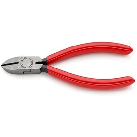 KNIPEX® - Seitenschneider schwarz atramentiert, mit Kunststoff überzogen 125 mm 7001125