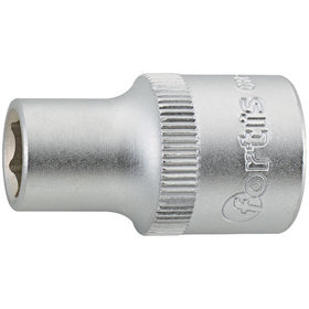 FORTIS - Steckschlüssel-Einsatz 1/2" 6-kant 12mm