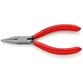 KNIPEX® - Greifzange für Feinmechanik schwarz atramentiert, mit Kunststoff überzogen 125 mm 3721125