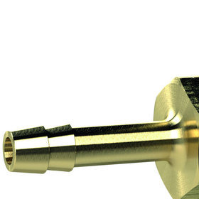 RIEGLER® - Einschraubschlauchtülle, G 1/4"links, für Schlauch LW 6mm, SW17, Messing