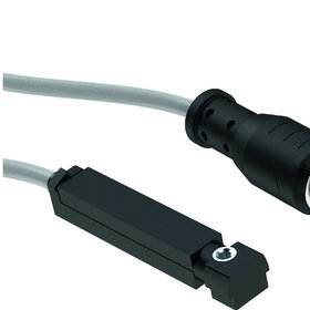 RIEGLER® - HALL-Sensor, M8-Stecker, 300mm Kabel, 10-30V DC, 4W, NO, PNP,LED