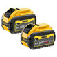 DeWALT - Ersatz-Akku FLEXVOLT 18 V/54 V XR, 9,0 Ah, Li-Ion, 2er Pack