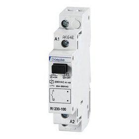 Doepke - Installationsrelais 1TE mech REG 1S 230V/AC 20A 207-253V